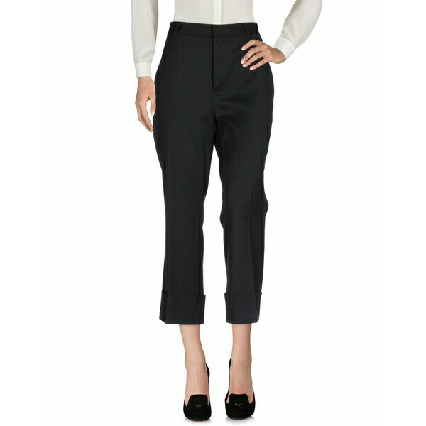 ̵ ǥ ǥ 奢ѥ ܥȥॹ Cropped Pants Black