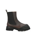 【送料無料】 マリパルミ レディース ブーツ シューズ Ankle boots Dark brown