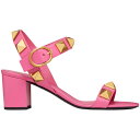 Valentino ヴァレンティノ レディース スニーカー 【Valentino Roman Stud Calfskin Sandal Pink (Women'...