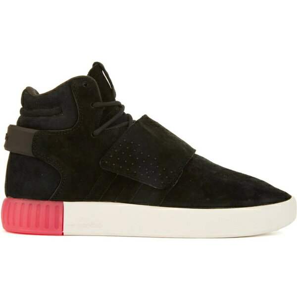 adidas アディダス レディース スニーカー 【adidas Tubular Invader Strap】 サイズ US_8.5(25.5cm) Core Black Shock Pink (Women's)