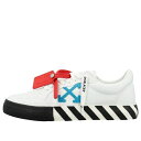 Off-White オフホワイト メンズ スニーカー 【Off-White Low Vulcanized Canvas Sneaker 'White Blue ...