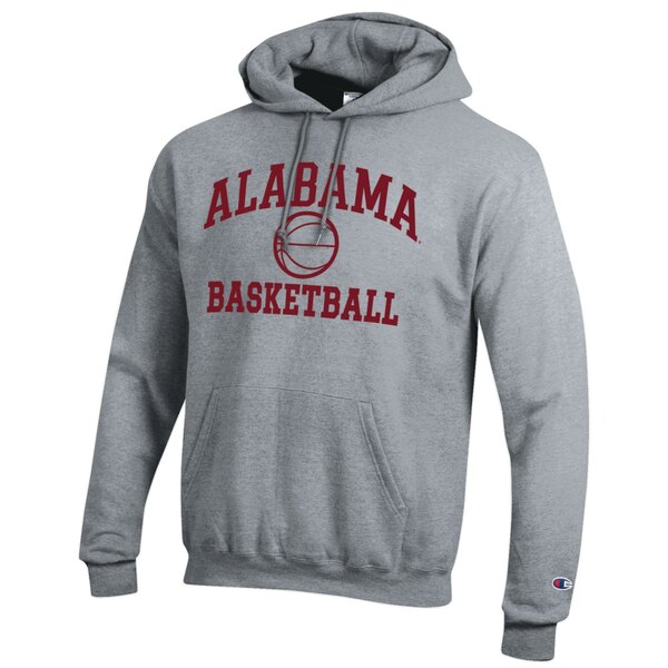 楽天astyチャンピオン メンズ ジャケット＆ブルゾン アウター Alabama Crimson Tide Champion Basketball Icon Pullover Hoodie Heather Gray