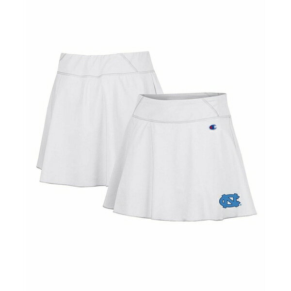 チャンピオン レディース カジュアルパンツ ボトムス Women's White North Carolina Tar Heels Tailgate Soft Touch Skort White