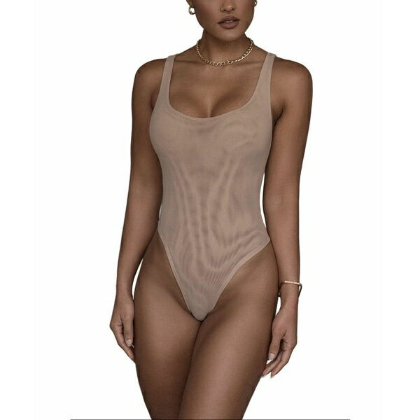asty㤨֥å٥ ǥ åȥ ȥåץ Women's Mesh Essentials Tank Bodysuit Undergarment BeigeפβǤʤ17,480ߤˤʤޤ