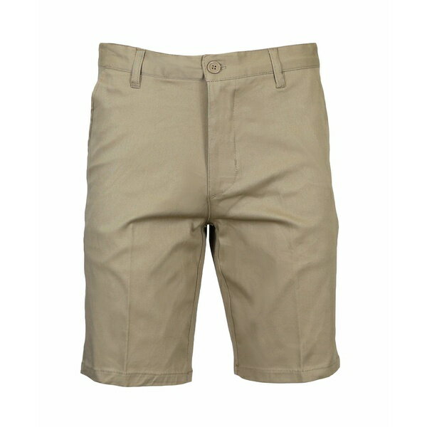 ギャラクシーバイハルビック メンズ カジュアルパンツ ボトムス Men's Slim Fitting Cotton Flex Stretch Chino Shorts Khaki