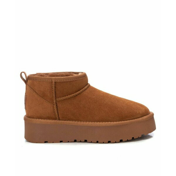 キシタイ レディース ブーツ シューズ Women's Winter Suede Booties By XTI Camel