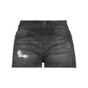 【送料無料】 フランキーモレロ レディース デニムパンツ ボトムス Denim shorts Black