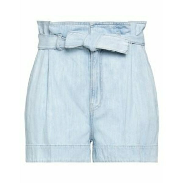 【送料無料】 プラス・ピープル レディース デニムパンツ ボトムス Denim shorts Blue