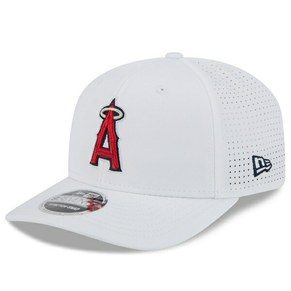 ニューエラ メンズ 帽子 アクセサリー Los Angeles Angels New Era 2025 Spring Training 9SEVENTY COOLERA StretchSnap Hat White