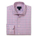 スコットバーバー メンズ シャツ トップス Men's Newport Poplin Melange, Berry Berry(4)
