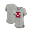 ナイキ レディース カットソー トップス Women's Heather Gray Arizona Wildcats Legacy Tri-Blend T-Sh...