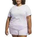 アディダス レディース カットソー トップス Plus Size Essentials Logo T-Shirt Icelav