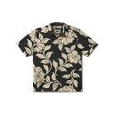 クイックシルバー ウォーター マン メンズ シャツ トップス Quiksilver Men's All Time Pareo Woven Shirt Phantom