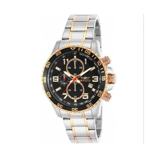 インビクタ メンズ 腕時計 アクセサリー Men's 14877 Specialty Quartz Chronograph Black Dial Watch Black インビクタ メンズ 腕時計 アクセサリー Men's 14877 Specialty Quartz Chronograph Black Dial Watch Black