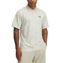 アンダーアーマー メンズ シャツ トップス Men's Matchplay Printed Logo Polo Shirt White / Khaki Base / Black(4)