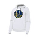 アンティグア レディース カットソー トップス Women's White Golden State Warriors Victory Pullover Hoo...