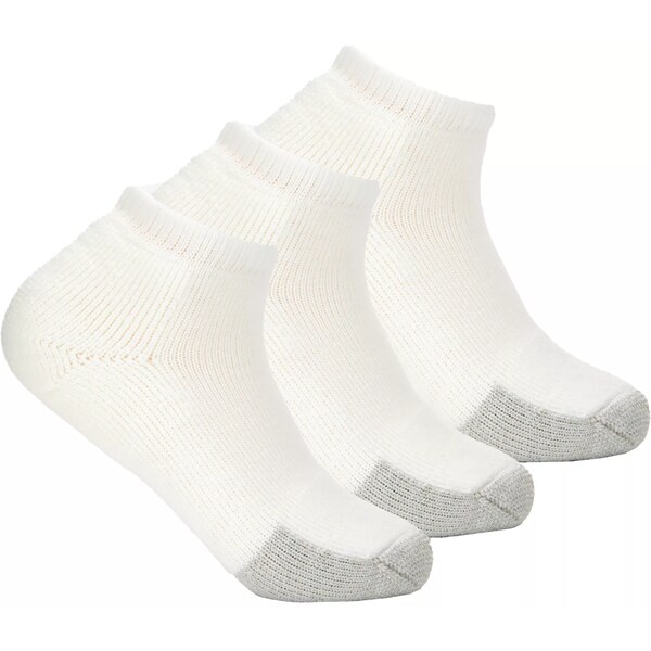 ソーロス メンズ 靴下 アンダーウェア Thorlo Tennis Maximum Cushion Low Cut Socks White
