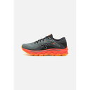 ミズノ メンズ ランニング スポーツ WAVE SKY 7 - Neutral running shoes - black/coral