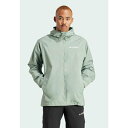 アディダス テレックス メンズ バスケットボール スポーツ TERREX MULTI TWO-LAYER RAIN.RDY - Waterproof jacket - silver green