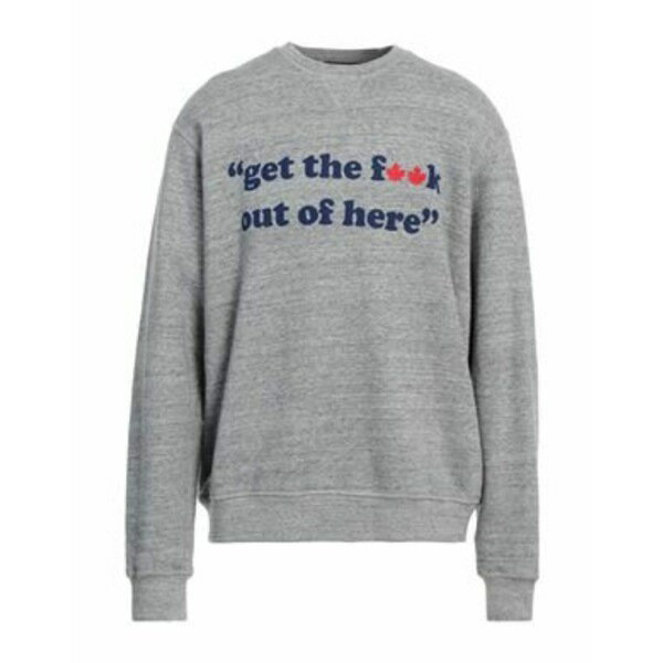 【送料無料】 ディースクエアード メンズ パーカー・スウェットシャツ アウター Sweatshirts Grey