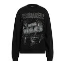 【送料無料】 ディースクエアード メンズ パーカー・スウェットシャツ アウター Sweatshirts Black