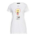 【送料無料】 フランキーモレロ レディース Tシャツ トップス T-shirts White