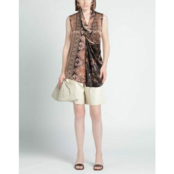 【送料無料】 ザシーファーラー レディース Tシャツ トップス Tops Brown