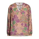 【送料無料】 カルティカ レディース Tシャツ トップス Tops Brown