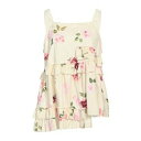 【送料無料】 セミクチュール レディース Tシャツ トップス Tops White