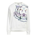 【送料無料】 ケンゾー レディース パーカー・スウェットシャツ アウター Sweatshirts White