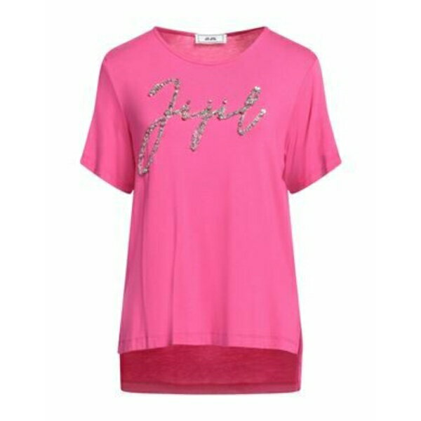 【送料無料】 ジジル レディース Tシャツ トップス T-shirts Pink