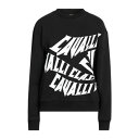 【送料無料】 ロベルトカヴァリ レディース パーカー・スウェットシャツ アウター Sweatshirts Black