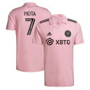 アディダス メンズ ユニフォーム トップス Jean Mota Inter Miami CF adidas 2022 The Heart Beat Kit Replica Player Jersey Pink