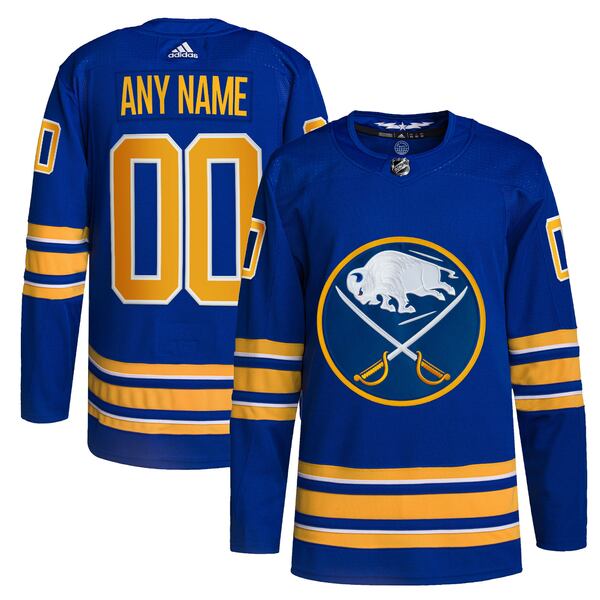 アディダス メンズ ユニフォーム トップス Buffalo Sabres adidas Home Authentic Pro Custom Jersey Royal