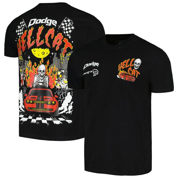 リーズン メンズ Tシャツ トップス Dodge Reason Unisex Hellcat TShirt Black