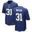 ʥ  ˥ե ȥåץ New York Giants Nike Custom Game Jersey Royal