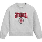 リーグカレッジエイトウェア レディース パーカー・スウェットシャツ アウター South Carolina Gamecocks League Collegiate Wear Women's 1636 Boxy Pullover Sweatshirt Ash