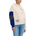 トミー ヒルフィガー レディース パーカー・スウェットシャツ アウター St. Louis Blues Tommy Hilfiger Women's Harriet Pullover Hoodie Cream/Blue