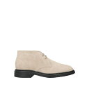 【送料無料】 ホーガン メンズ ブーツ シューズ Ankle boots Beige