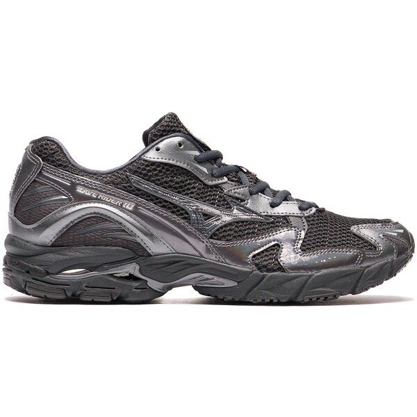 Mizuno ミズノ メンズ スニーカー 【Mizuno Wave Rider 10 Black Sand Metallic Gray】 サイズ US_7.5(25.5cm) Black Sand/Black Sand/Metallic Gray