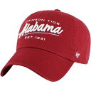 楽天astyフォーティーセブン レディース 帽子 アクセサリー Alabama Crimson Tide '47 Women's Sidney Clean Up Adjustable Hat Crimson