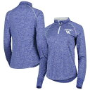 【送料無料】 コロシアム レディース パーカー・スウェットシャツ アウター Kentucky Wildcats Colosseum Women's Bikram Lightweight Fitted QuarterZip Long Sleeve Top Royal