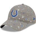 yz j[G fB[X Xq ANZT[ Indianapolis Colts New Era Women's Floral 9TWENTY Adjustable Hat Graphite