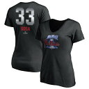 yz t@ieBNX fB[X TVc gbvX Philadelphia Phillies Fanatics Branded Women's Personalized Any Name & Number Midnight Mascot VNeck TShirt Black