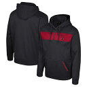  コロシアム メンズ パーカー・スウェットシャツ アウター Arkansas Razorbacks Colosseum QuarterZip Hoodie Black