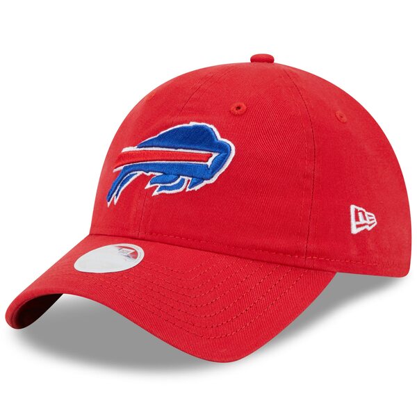 ニューエラ レディース 帽子 アクセサリー Buffalo Bills New Era Women's Main Core Classic 2.0 9TWENTY Adjustable Hat Red
