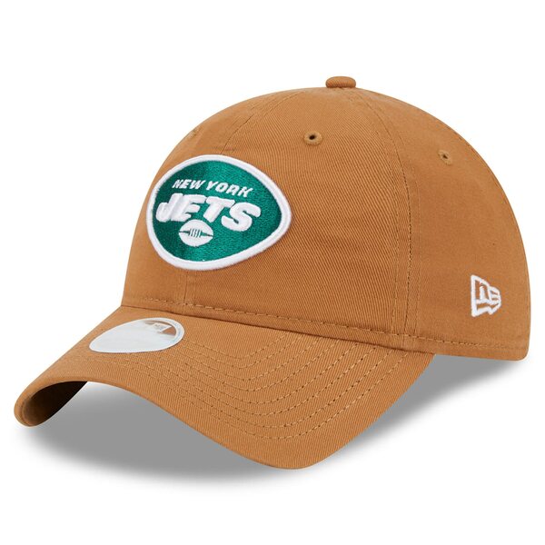ニューエラ レディース 帽子 アクセサリー New York Jets New Era Women's Main Core Classic 2.0 9TWENTY Adjustable Hat Brown