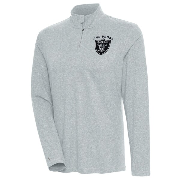 asty㤨֥ƥ ǥ 㥱åȡ֥륾  Las Vegas Raiders Antigua Women's Confront QuarterZip Pullover Top Heather GrayפβǤʤ20,980ߤˤʤޤ