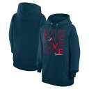 【送料無料】 カールバンクス レディース パーカー・スウェットシャツ アウター Houston Texans GIII 4Her by Carl Banks Women's Love Graphic Pullover Hoodie Navy