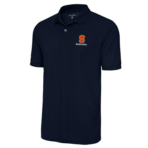 AeBOA Y |Vc gbvX Syracuse Orange Antigua Basketball Legacy Pique Polo Navy